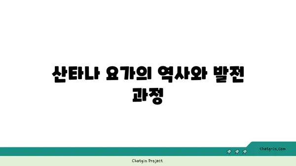 산타나 요가와 전통적인 수련 방식