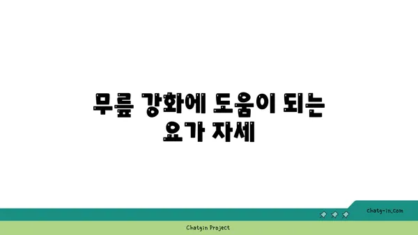 무릎 관절 보호를 위한 요가 스트레칭 루틴