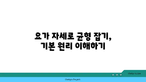 요가 자세로 몸의 균형 찾기