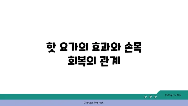 손목 부상 회복을 위한 핫 요가 스트레칭