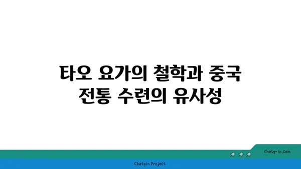 타오 요가와 중국 전통 수련의 조화