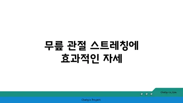 무릎 관절 보호를 위한 하타 요가 스트레칭