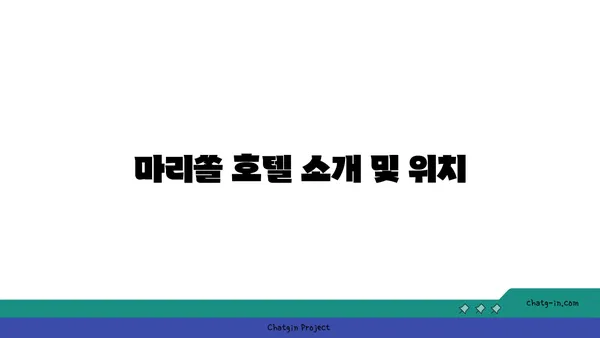 해운대 숙박: 마리쏠 호텔의 오션뷰 룸