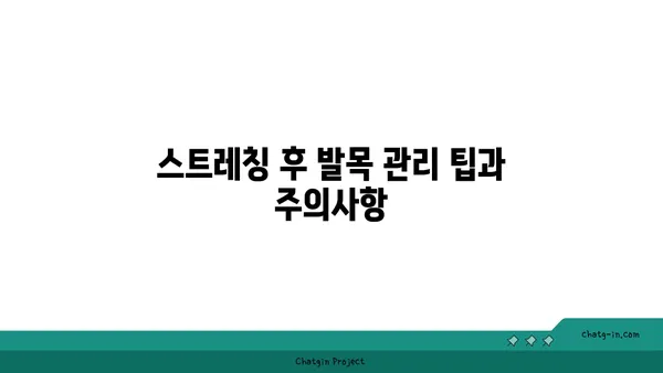 발목 근육 긴장을 풀어주는 빈야사 요가 스트레칭