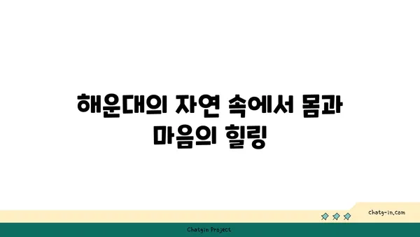 해운대 사우나에서 몸과 정신의 균형 회복