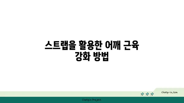 어깨 근육을 강화하는 요가 도구 사용법