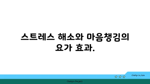 요가로 인한 신체의 긍정적 변화