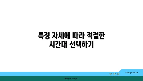 요가 자세별로 적합한 수련 시간대 설정법