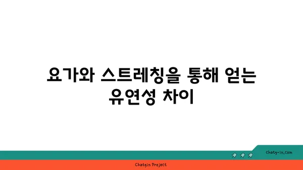 요가와 스트레칭의 차이점