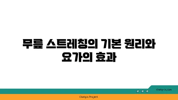 무릎 스트레칭과 요가의 연관성