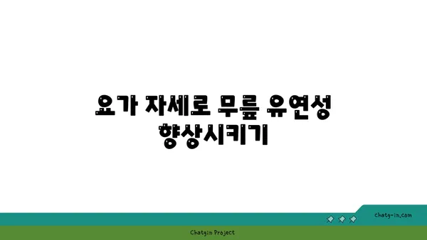 무릎 건강을 위한 요가 자세 가이드