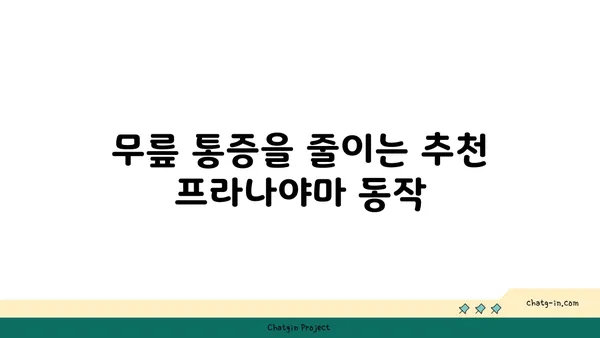 무릎 통증을 줄이는 프라나야마 수련법