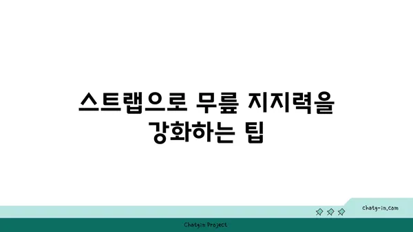 무릎 통증 완화를 위한 요가 도구 선택법