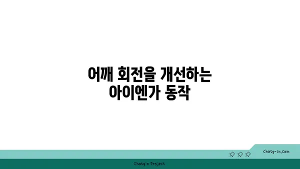 어깨 유연성 강화를 위한 아이엔가 요가 루틴