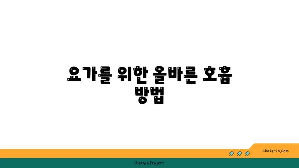 요가를 시작하기 위한 기본 가이드