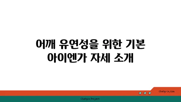 어깨 유연성 강화를 위한 아이엔가 요가 루틴