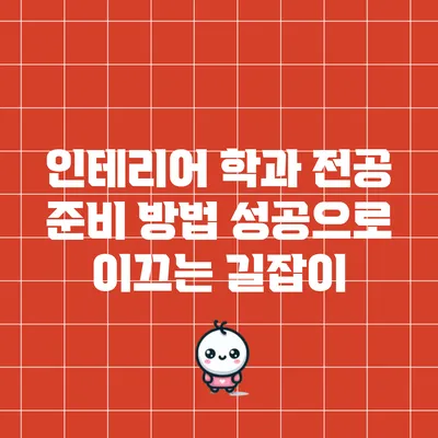 인테리어 학과 전공 준비 방법: 성공으로 이끄는 길잡이