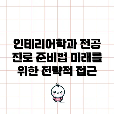 인테리어학과 전공 진로 준비법: 미래를 위한 전략적 접근