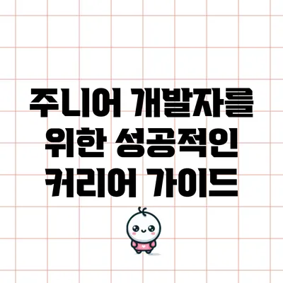 주니어 개발자를 위한 성공적인 커리어 가이드