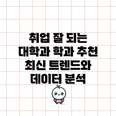 취업 잘 되는 대학과 학과 추천: 최신 트렌드와 데이터 분석