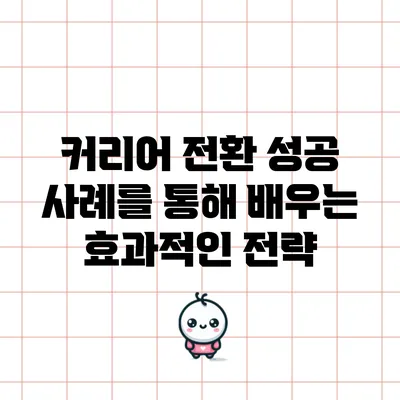 커리어 전환 성공 사례를 통해 배우는 효과적인 전략