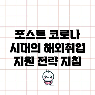 포스트 코로나 시대의 해외취업 지원 전략 지침