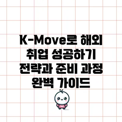 K-Move로 해외 취업 성공하기: 전략과 준비 과정 완벽 가이드