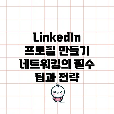 LinkedIn 프로필 만들기: 네트워킹의 필수 팁과 전략