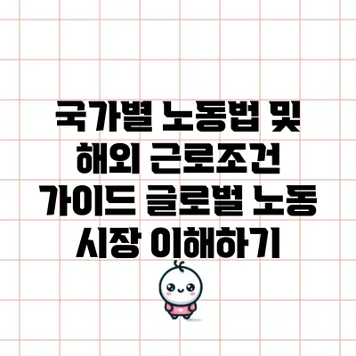 국가별 노동법 및 해외 근로조건 가이드: 글로벌 노동 시장 이해하기