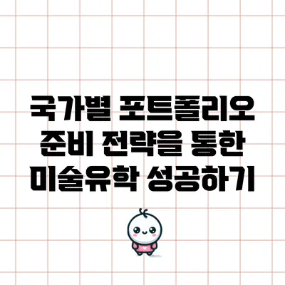국가별 포트폴리오 준비 전략을 통한 미술유학 성공하기