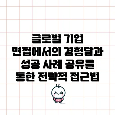 글로벌 기업 면접에서의 경험담과 성공 사례 공유를 통한 전략적 접근법