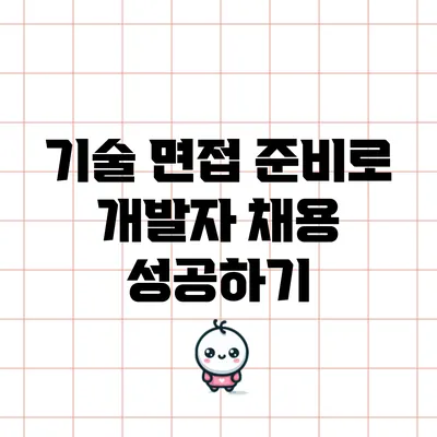 기술 면접 준비로 개발자 채용 성공하기