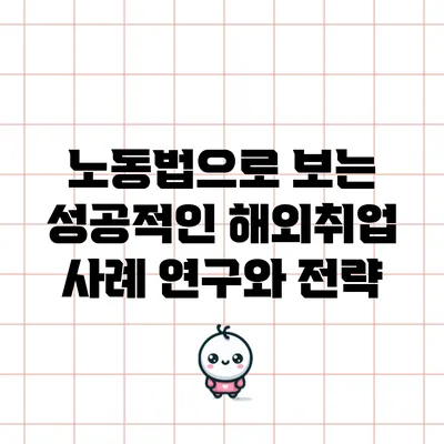 노동법으로 보는 성공적인 해외취업 사례 연구와 전략