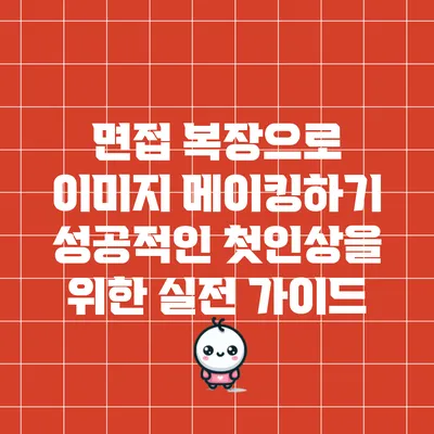 면접 복장으로 이미지 메이킹하기: 성공적인 첫인상을 위한 실전 가이드