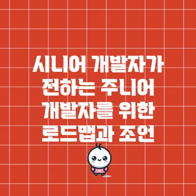 시니어 개발자가 전하는 주니어 개발자를 위한 로드맵과 조언