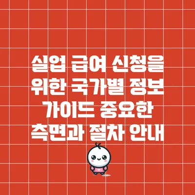 실업 급여 신청을 위한 국가별 정보 가이드: 중요한 측면과 절차 안내