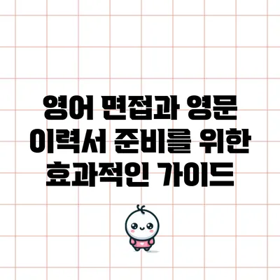 영어 면접과 영문 이력서 준비를 위한 효과적인 가이드