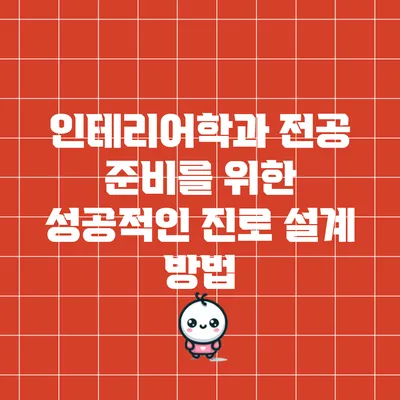 인테리어학과 전공 준비를 위한 성공적인 진로 설계 방법