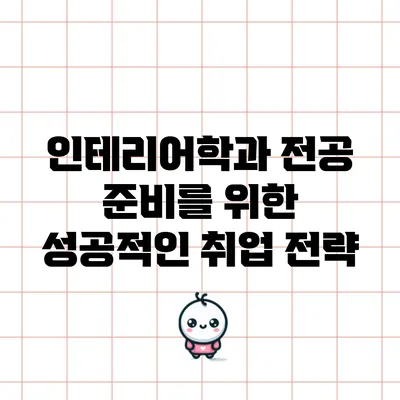 인테리어학과 전공 준비를 위한 성공적인 취업 전략