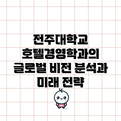 전주대학교 호텔경영학과의 글로벌 비전 분석과 미래 전략