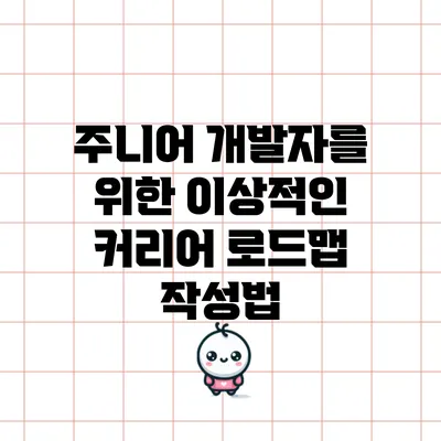 주니어 개발자를 위한 이상적인 커리어 로드맵 작성법