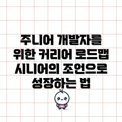 주니어 개발자를 위한 커리어 로드맵: 시니어의 조언으로 성장하는 법