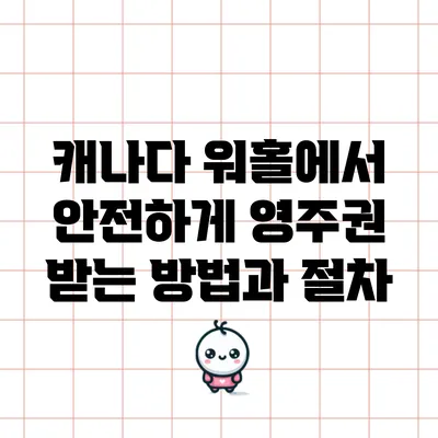 캐나다 워홀에서 안전하게 영주권 받는 방법과 절차