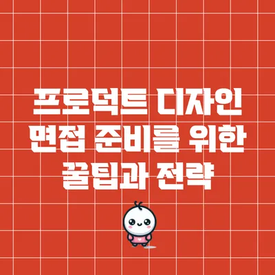프로덕트 디자인 면접 준비를 위한 꿀팁과 전략