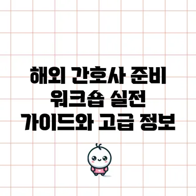 해외 간호사 준비 워크숍: 실전 가이드와 고급 정보