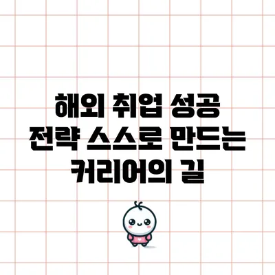 해외 취업 성공 전략: 스스로 만드는 커리어의 길