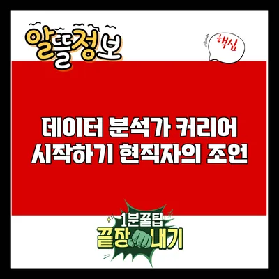 데이터 분석가 커리어 시작하기: 현직자의 조언