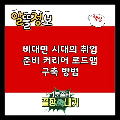 비대면 시대의 취업 준비: 커리어 로드맵 구축 방법