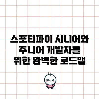 스포티파이 시니어와 주니어 개발자를 위한 완벽한 로드맵