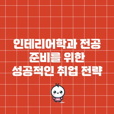 인테리어학과 전공 준비를 위한 성공적인 취업 전략